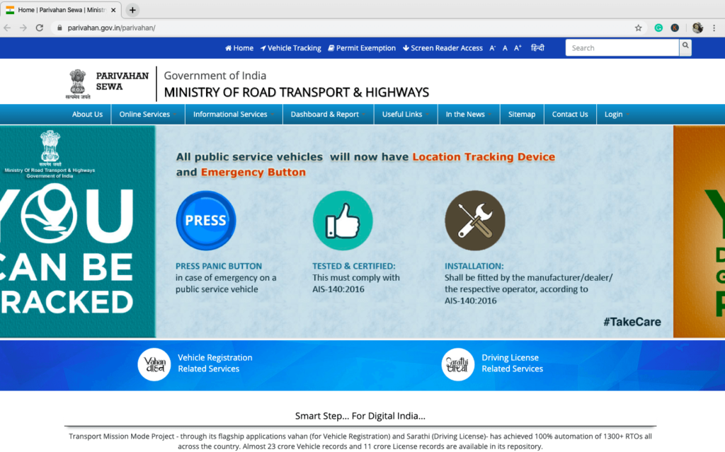 official website